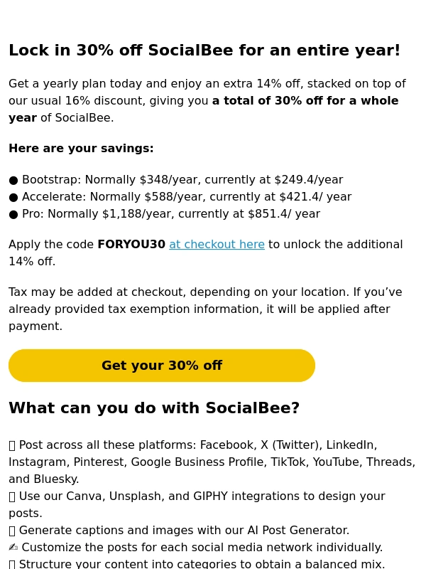 Plesk - 30% off—because you deserve it!