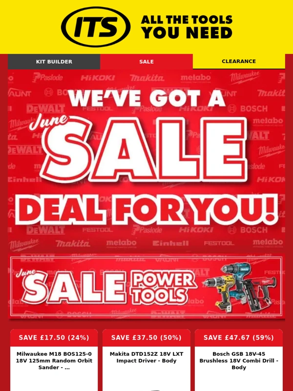 ITS - We've got a JUNE SALE DEAL for YOU! ??