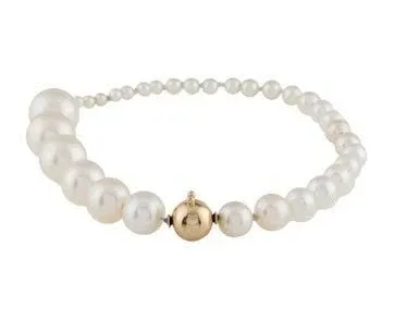 Sophie Bille Brahe 14kt Yellow Gold Freshwater Pearl Bracelet
