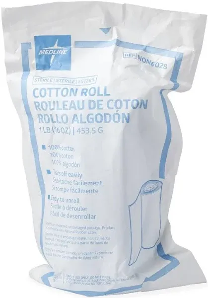 Medline Sterile Cotton Rolls