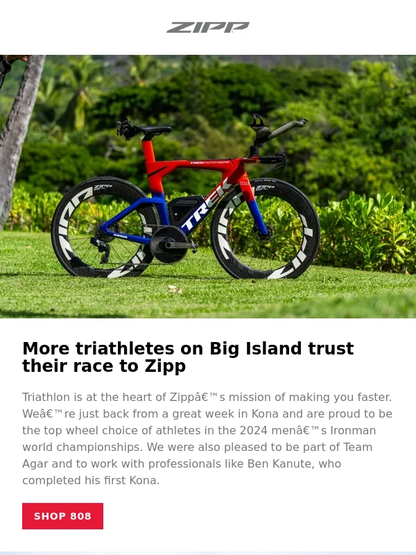 SRAM - Zipp No. 1 Wheel Choice in Kona
