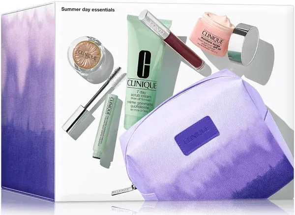 Clinique Summer Day Essentials Skincare and Makeup Essentials Set