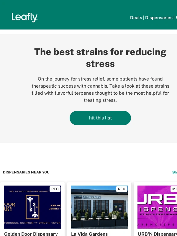 Leafly - Strains that support your mental health ?