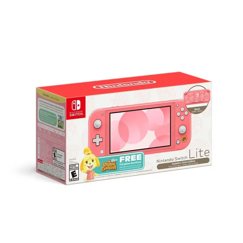 Nintendo Switch Lite Animal Crossing: New Horizons Bundle, Timmy and Tommy Aloha Edition