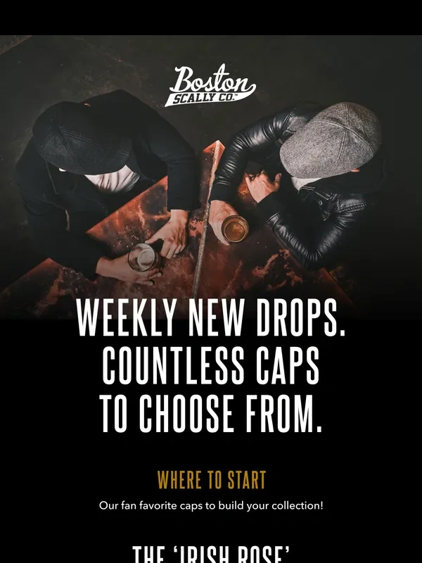 Boston Scally - Weekly new drops,Countless caps to choose from ➡️
