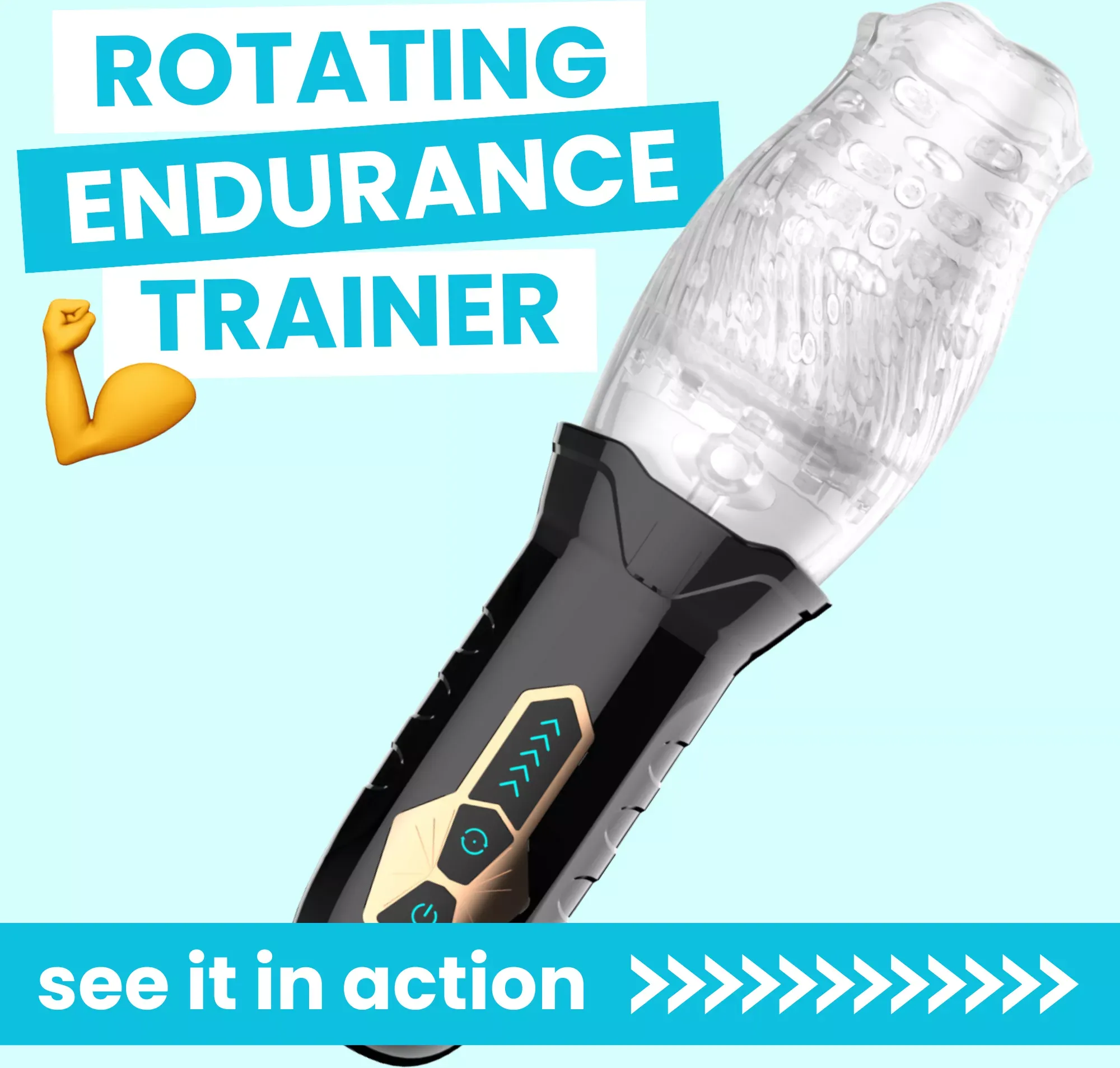 TooTimid THE THRILLER Rotating Male Rose Blowjob Masturbator