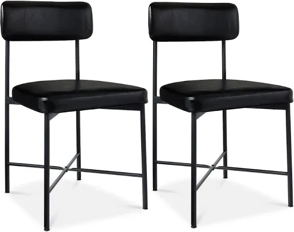 Best Choice Products Faux Leather Dining Chair Set of 2