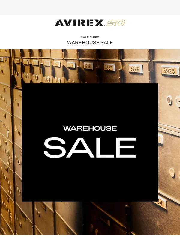 AVIREX - Up to 60% off select styles! Shop the Warehouse Sale
