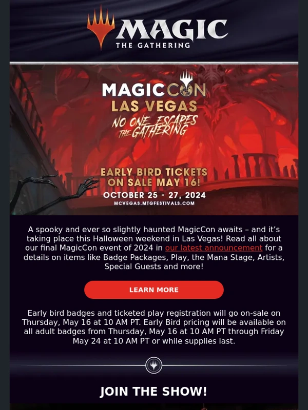 Magic the Gathering - MagicCon: Las Vegas – the Details!