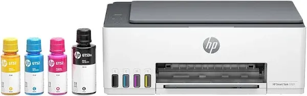 Hp Smart Tank 5101 Wireless All-In-One Cartridge-Free Ink Tank Color Printer