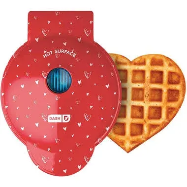 Dash Heart Mini Waffle Maker DMWH100HP