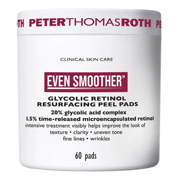 Peter Thomas Roth Even Smoother Glycolic Retinol Resurfacing Peel Pads