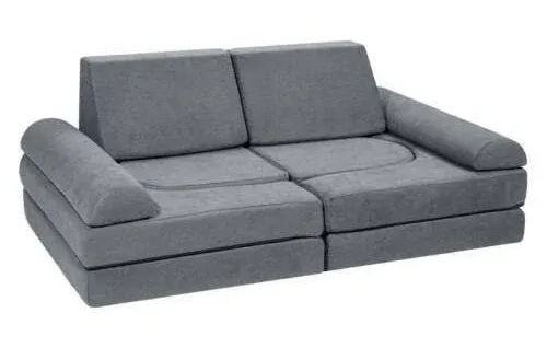 VEVOR Kids Couch 10 Pieces Modular Kids Play Couch Toddler Couch Sofa Bed Kids Chair Seat