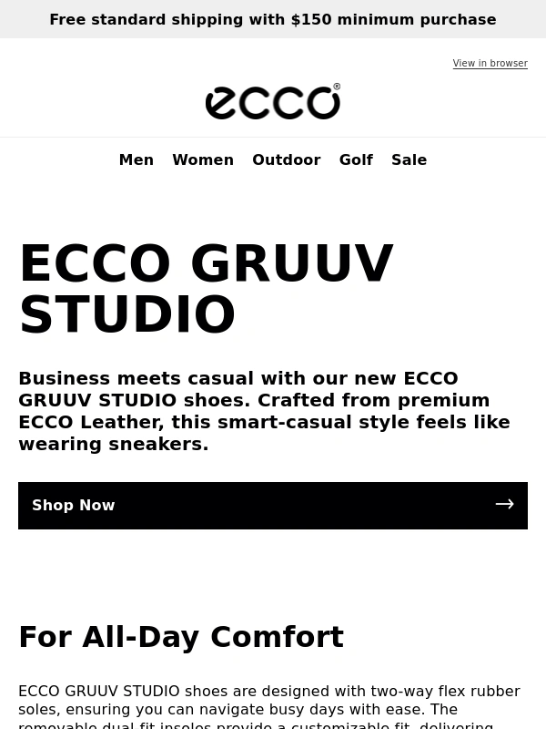ECCO - New ECCO GRUUV Studio Shoes