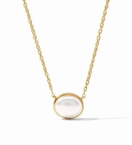 Julie Vos Nassau Solitaire Necklace