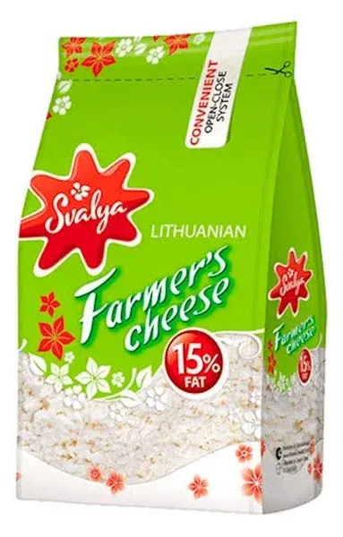 Svalya Classic 15% Farmer Cheese 370 Grams