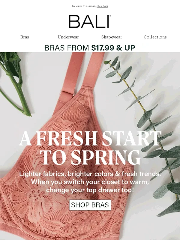 Bali Bras - Top Drawer Spring Makeover ?