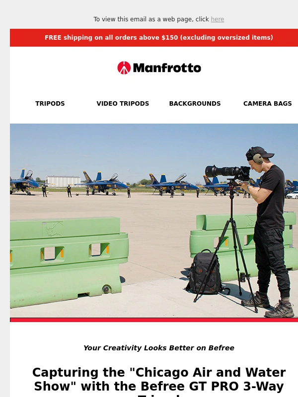 Manfrotto - Elevate Your Photography: Highlights from the "Chicago Air and Water Show"