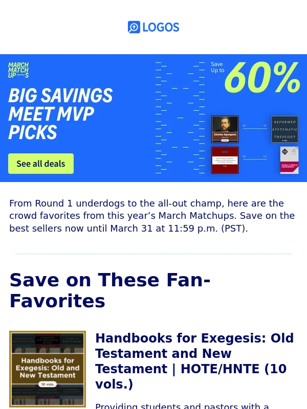 Logos - Best of the best: Your March Matchups MVPs