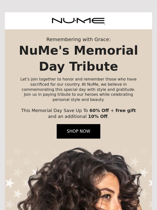 NUME - Celebrate Memorial Day with Style & Gratitude