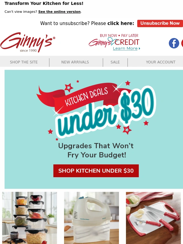 Ginny's - Kitchen Magic Under $30!