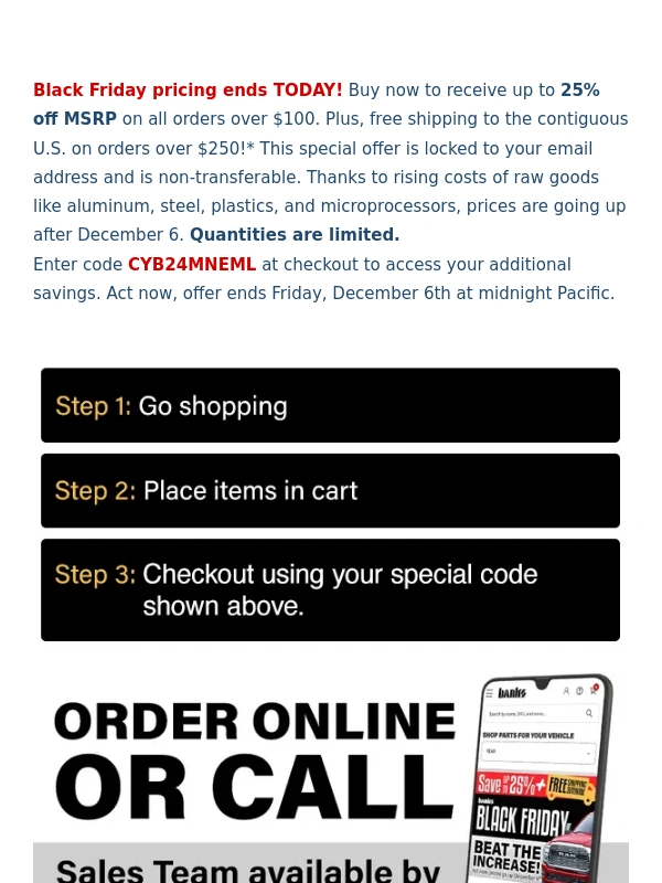 Banks Power - ? Last Call,deals end at midnight! ? Banks Insider Exclusives | Free Shipping | Beat the Price Increase!