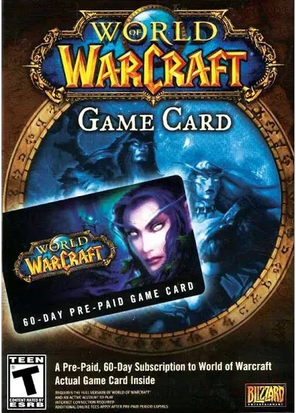 World of Warcraft Time Card Prepaid 60 Days - Battle.net Key - NORTH AMERICA