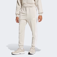 adidas Men's Essential 3-Stripes French Terry Pants (Beige/White or Black/White)