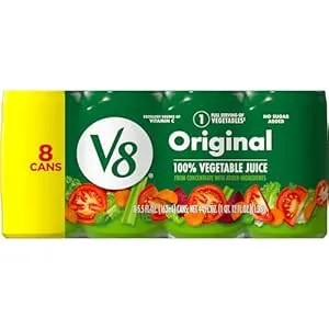 8-Pack 5.5-Oz V8 Original 100% Vegetable Juice $3.32 + Free Shipping w/ Prime or on $35+