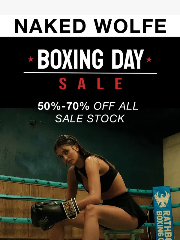 Naked Wolfe - BOXING DAY SALE // 50-70% OFF ALL SALE STOCK