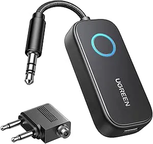 Ugreen Bluetooth 5.2 In-Flight Wireless Headphones Adapter