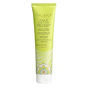 Pacifica - Kale Detox Face Wash, 5 fl oz, Oily & Acne-Prone Skin, Clean Beauty, Vegan & Cruelty-Free