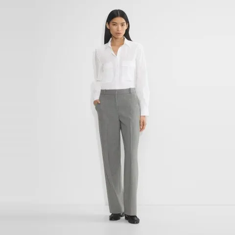 Aritzia utility poplin shirt