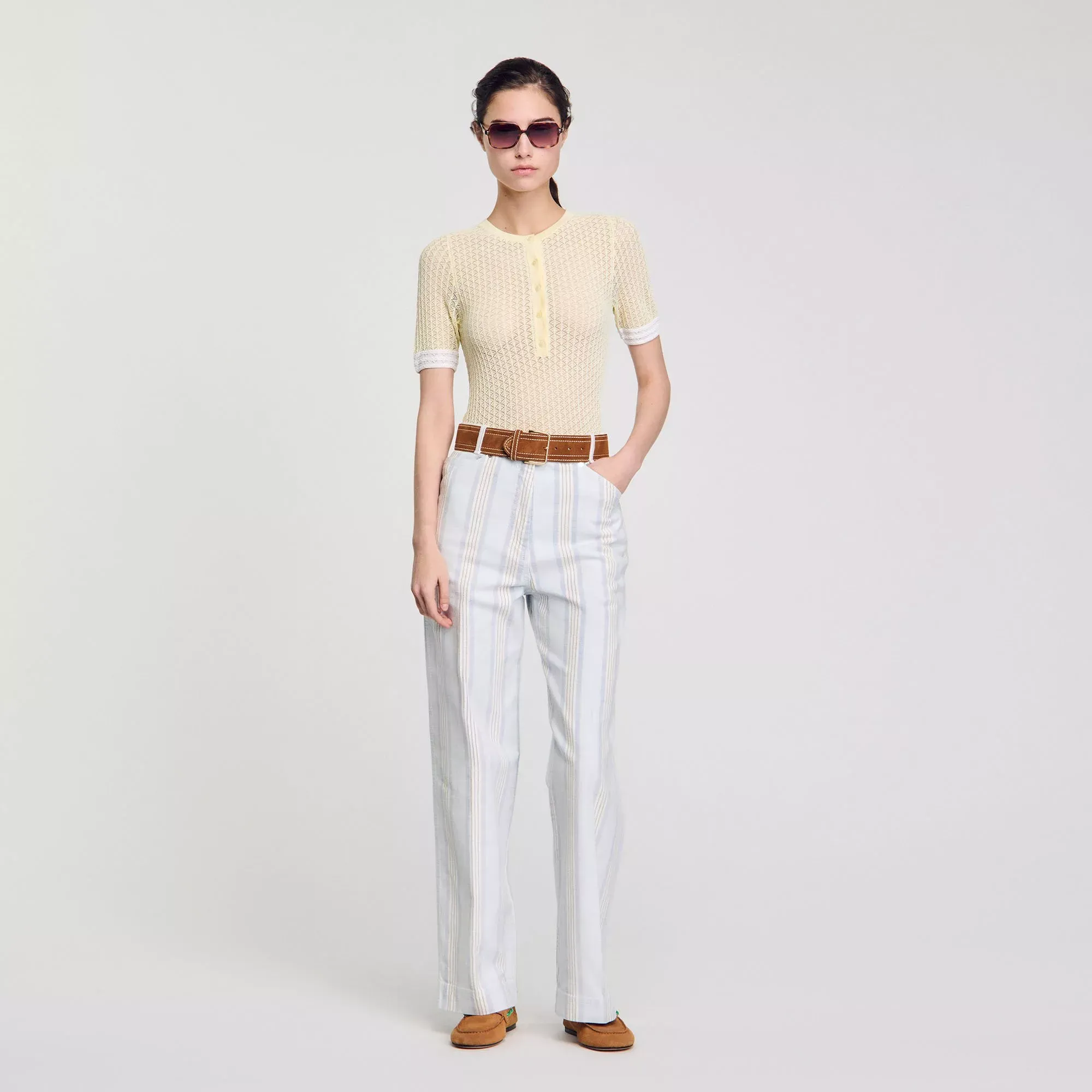 Sandro Short-sleeved sweater - female - M