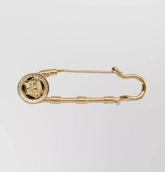 Versace Women's Safety-pin Medusa Brooch