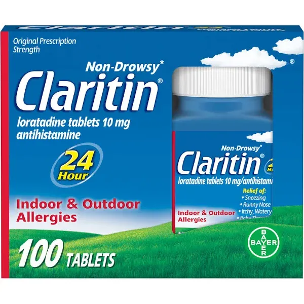 Claritin 24 Hour Non Drowsy Allergy Tablets