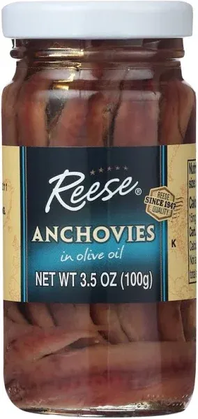 Reese Anchovies In Olive Oil 3.5 oz