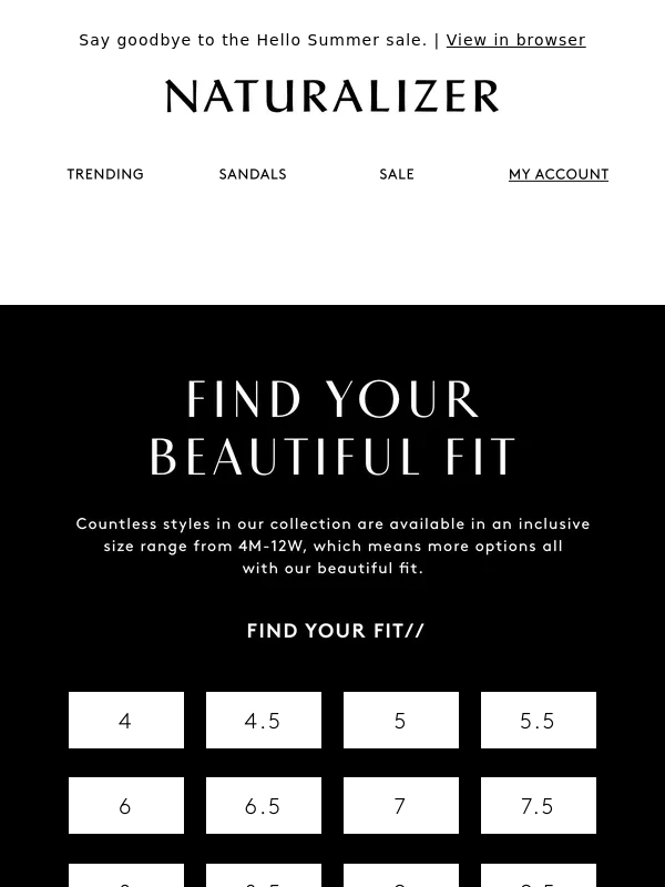 Naturalizer - Up to 50% off + free shipping ENDS TONIGHT