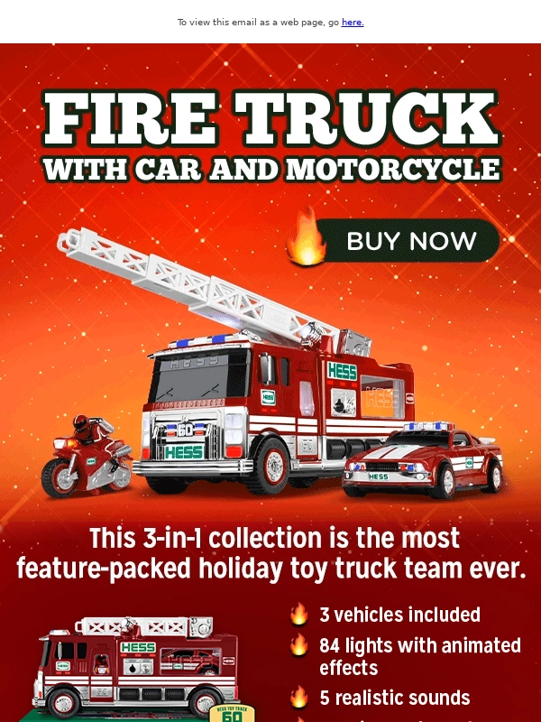 Hess Toy Truck - 3 TOYS ✅ + FREE Shipping ✅ + FREE Batteries ✅