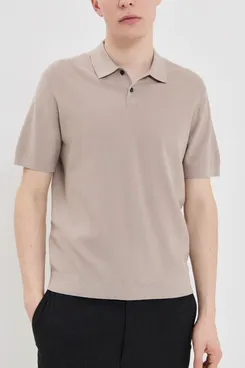 Theory Light Bilen Goris Knit Polo