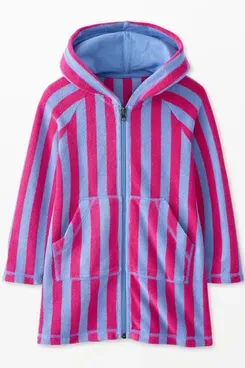 Hanna Andersson Long Sleeve Loop Terry Hoodie Cover Up