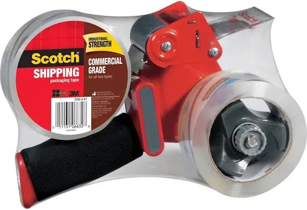 3M Scotch Commercial Grade Shipping Packaging Tape