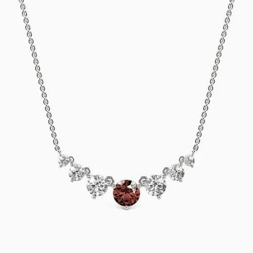 Forever My Love" Round Cut Necklace
