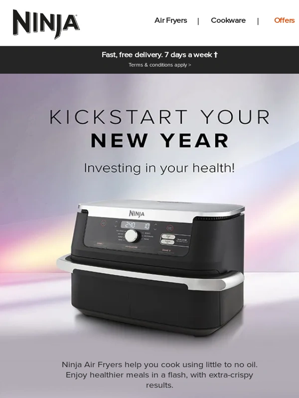 Ninja Kitchen - Kickstart your new year investing in your health!