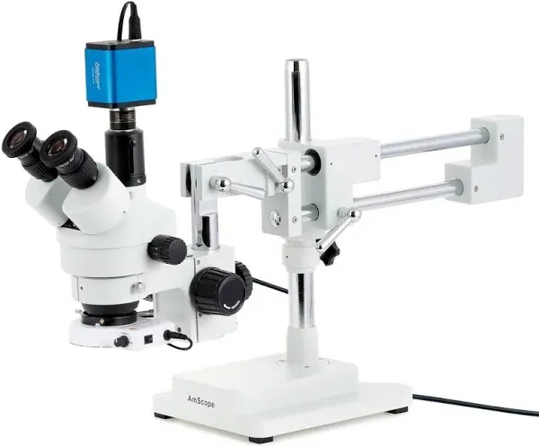 AmScope SM-4 Series Zoom Trinocular Stereo Microscope