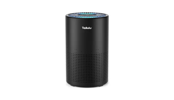 Air Purifiers for Bedroom Home, Tailulu H14 True HEPA Air Purifier Filter, Quiet Air Cleaner With 12dB Sleep Mode Night Light Speed Control Timer, Portable Small Air Purifier For Allergies Pets, AP052