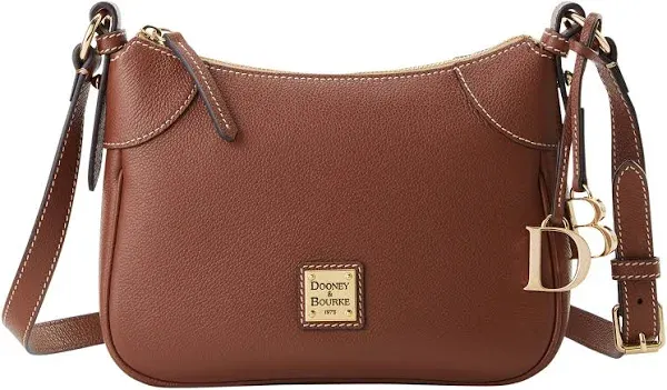Dooney & Bourke Women's Sorrento Leather Crossbody Hobo 22 Bag