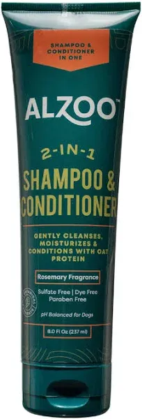 ALZOO 2-in-1 Shampoo & Conditioner for Dogs