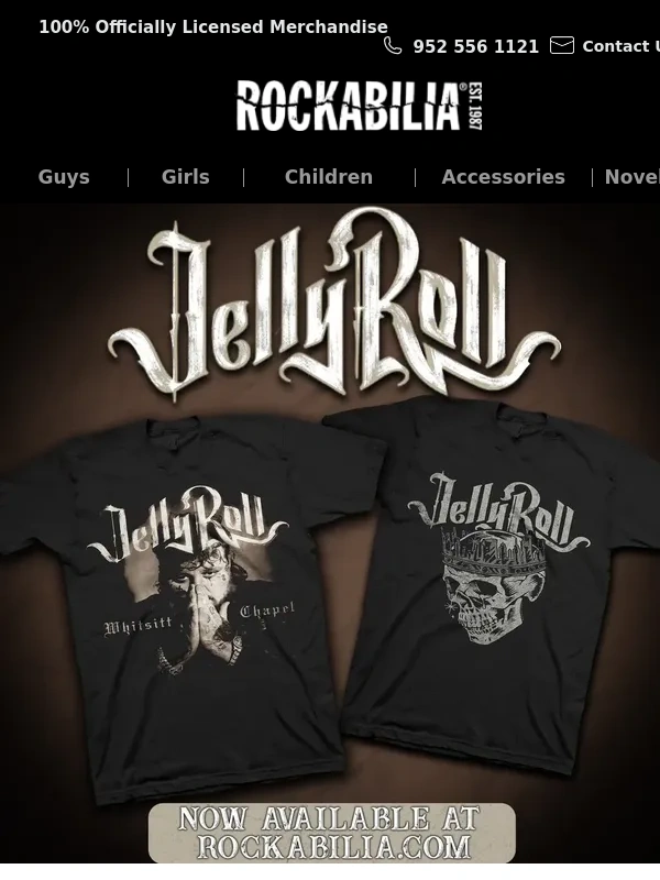 Rockabilia - New Merch Alert ? JELLY ROLL and THE BEATLES!