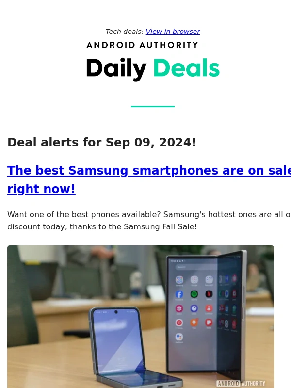 Android Authority - The best Samsung smartphones are on sale right now!
